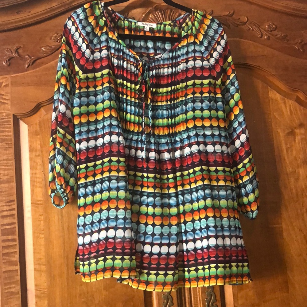 Nordstrom brand multi color new blouse